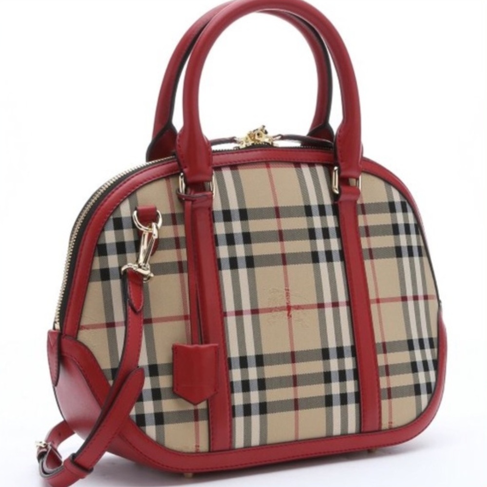 Brand NWT Burberry HorseferryCheck Bowling #796B70 - Picture 7 of 7